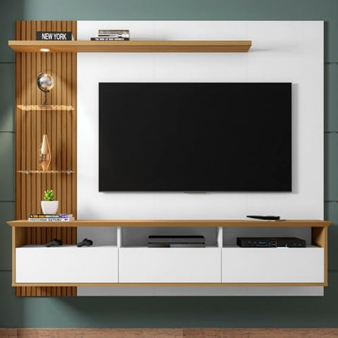 Furniture Wall mountTV Cabinet Plywood TV Entertainment Unit Living Room Furniture tv upto65 inch