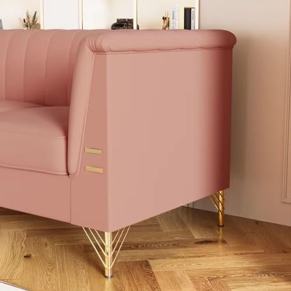 Modern Classic Light Pink Sofa Set for Living Room