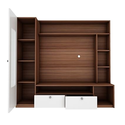 TV Unit | Walnut Frosty White | Up to 55 inch TV