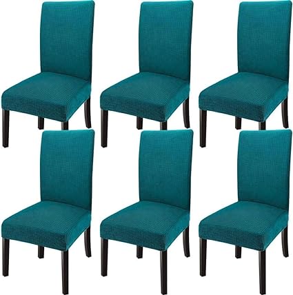 Dining Room Chair Covers Dining Chair Covers (Teal, 6)