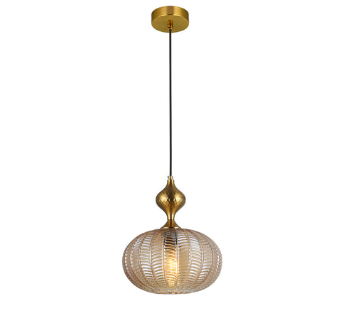 Amber Glow Hanging Light