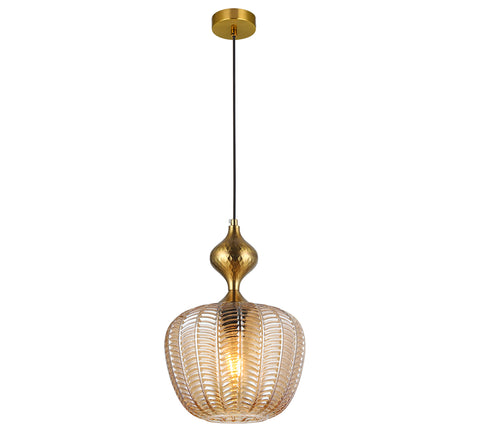 Amber Glow Hanging Light