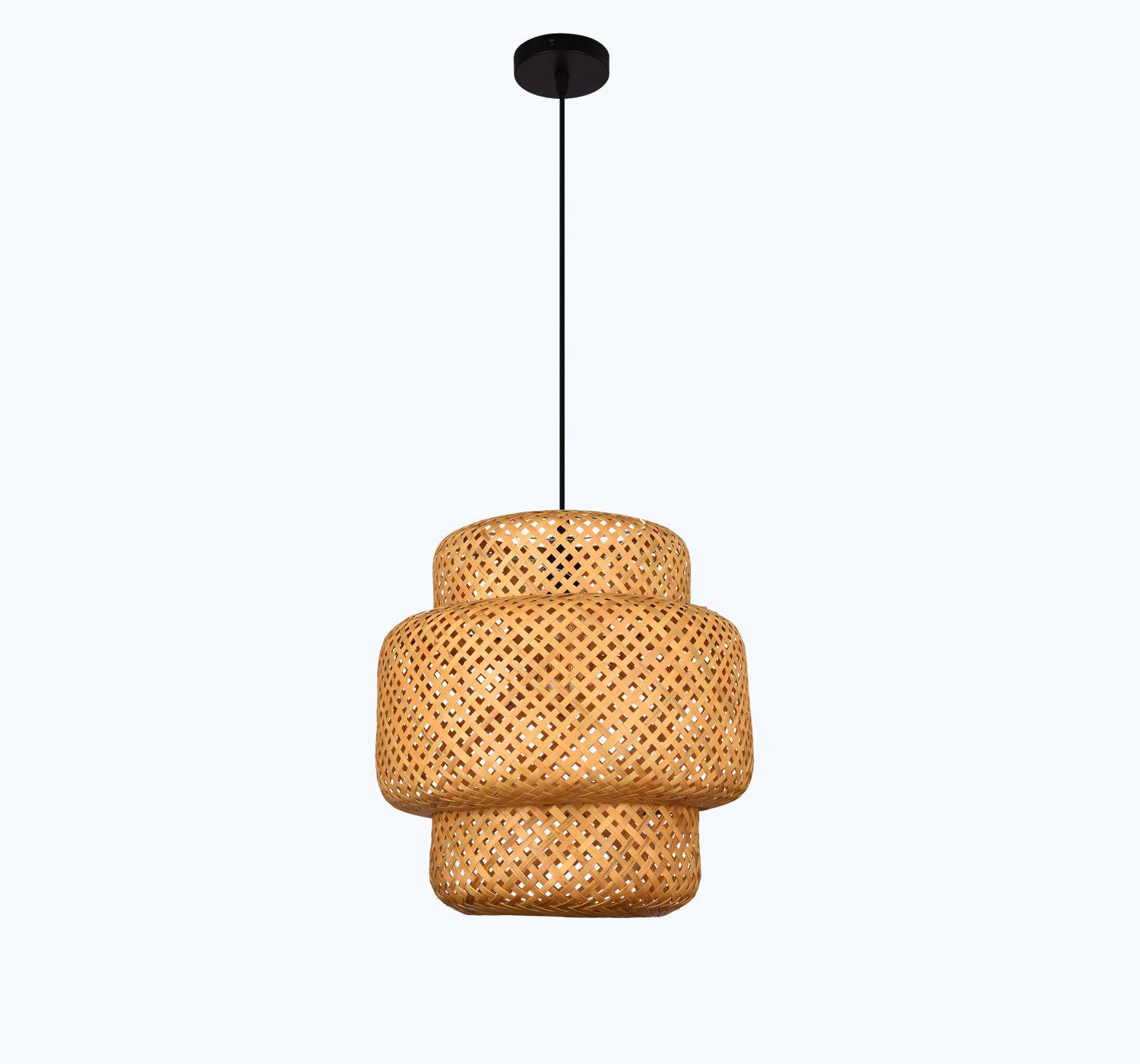 Caneweave Luminary Hanging Light