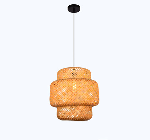 Caneweave Luminary Hanging Light