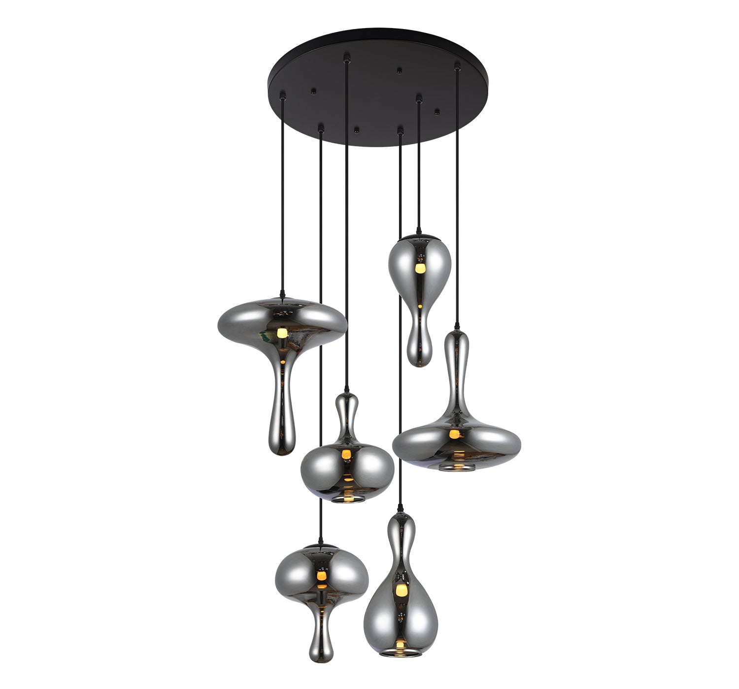 Deco Glam Lustered Hanging Light