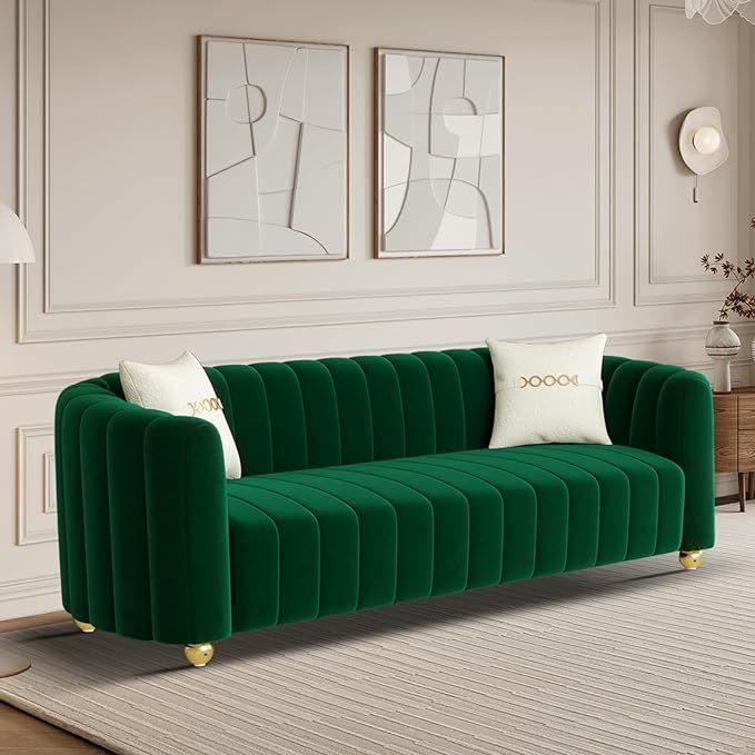 Luxury Velvet Couch Modern Sofa