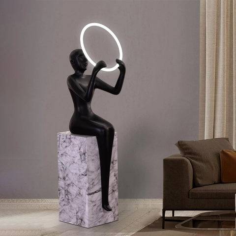 Whisper Sculpture Floor Lamp