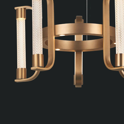 Chandelier Lights Matt Gold Finish