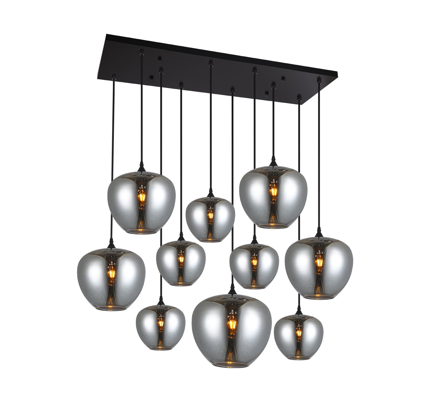 Smoky Whimsical Luster Hanging Lights