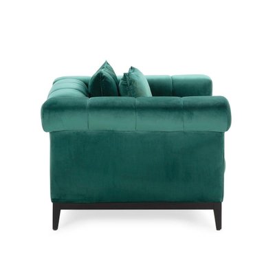 Sea Green Velvet Armchair